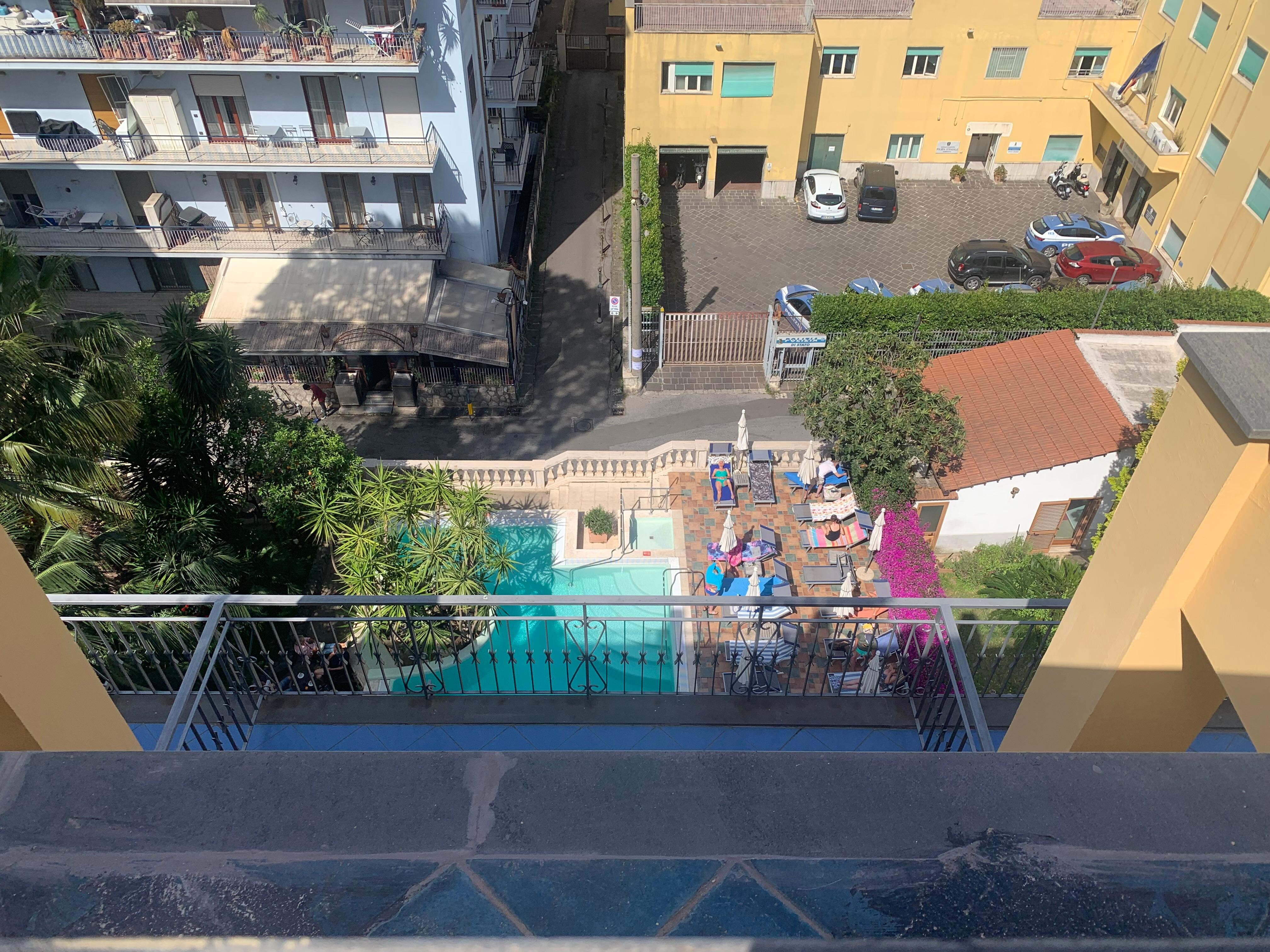 Pool from roof