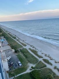 Some of the beach from our balcony