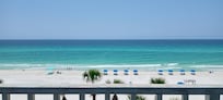 Beachcomber Beachfront Hotel, PCB - View from hotel room balcony.