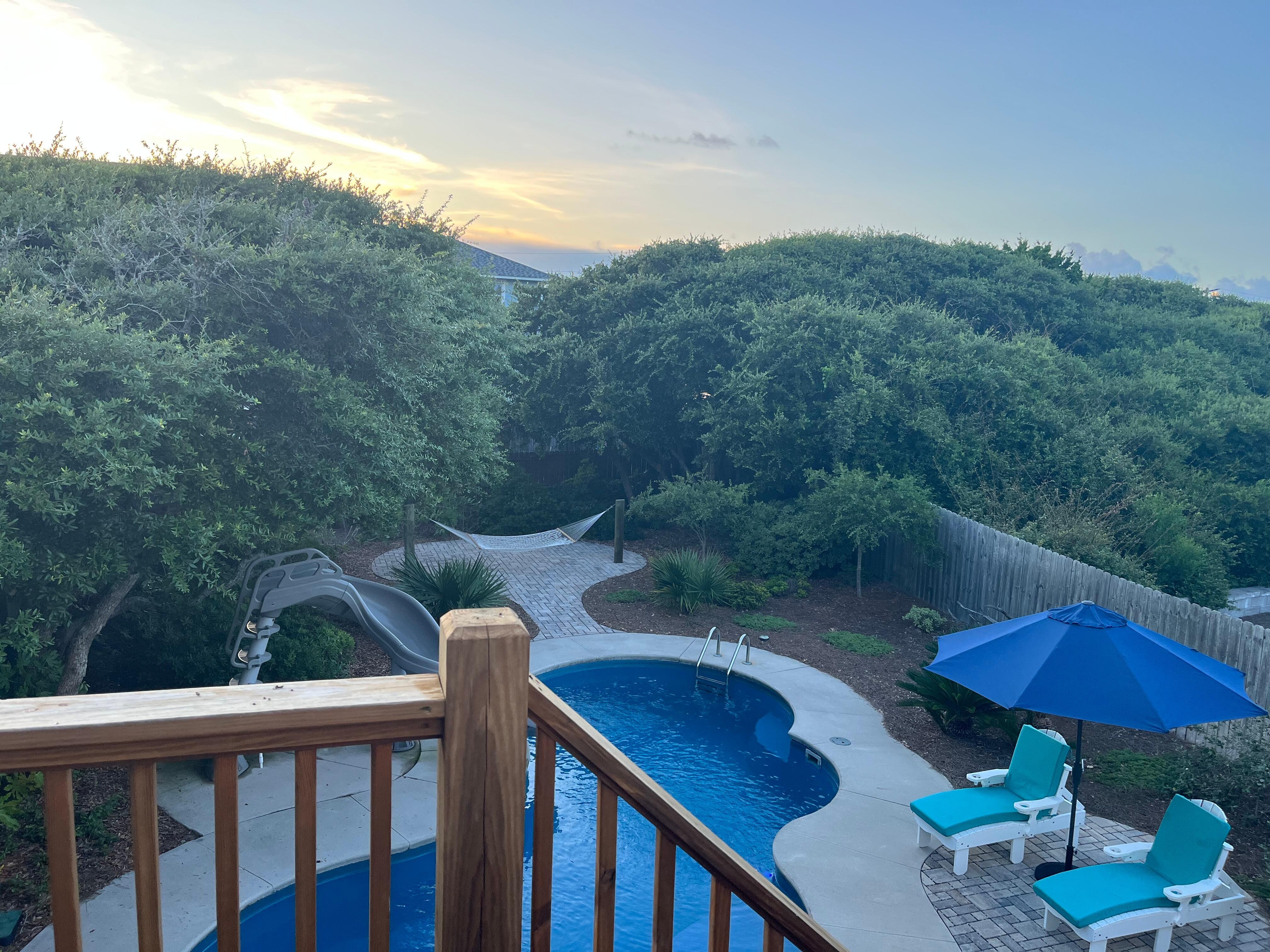 View from back deck.