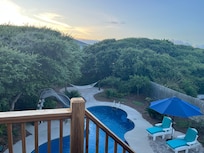 View from back deck.