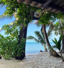Strand direkt vor dem Bungalow