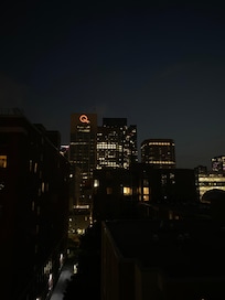 View from our room on the 9th floor.