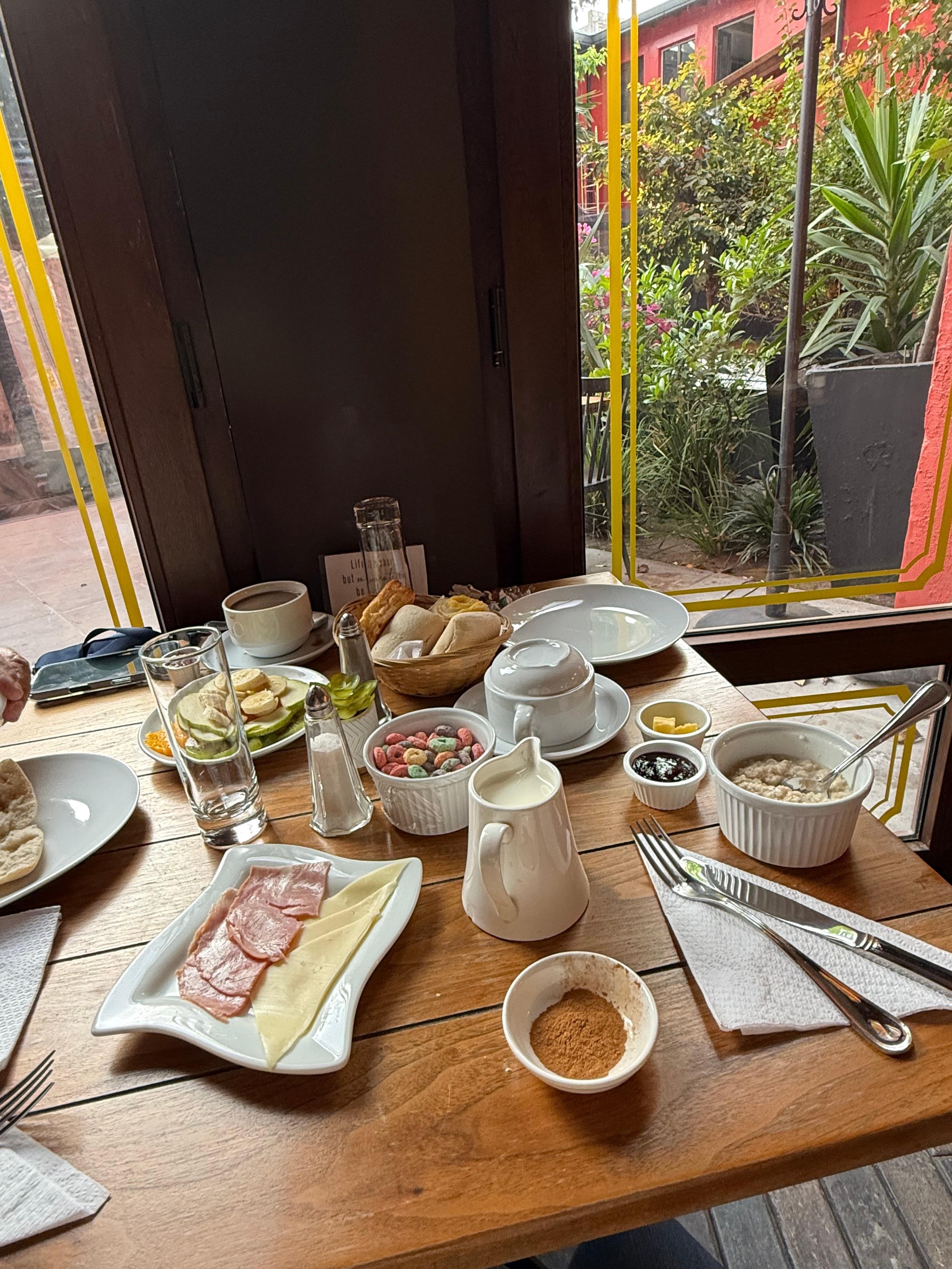 breakfast with a view