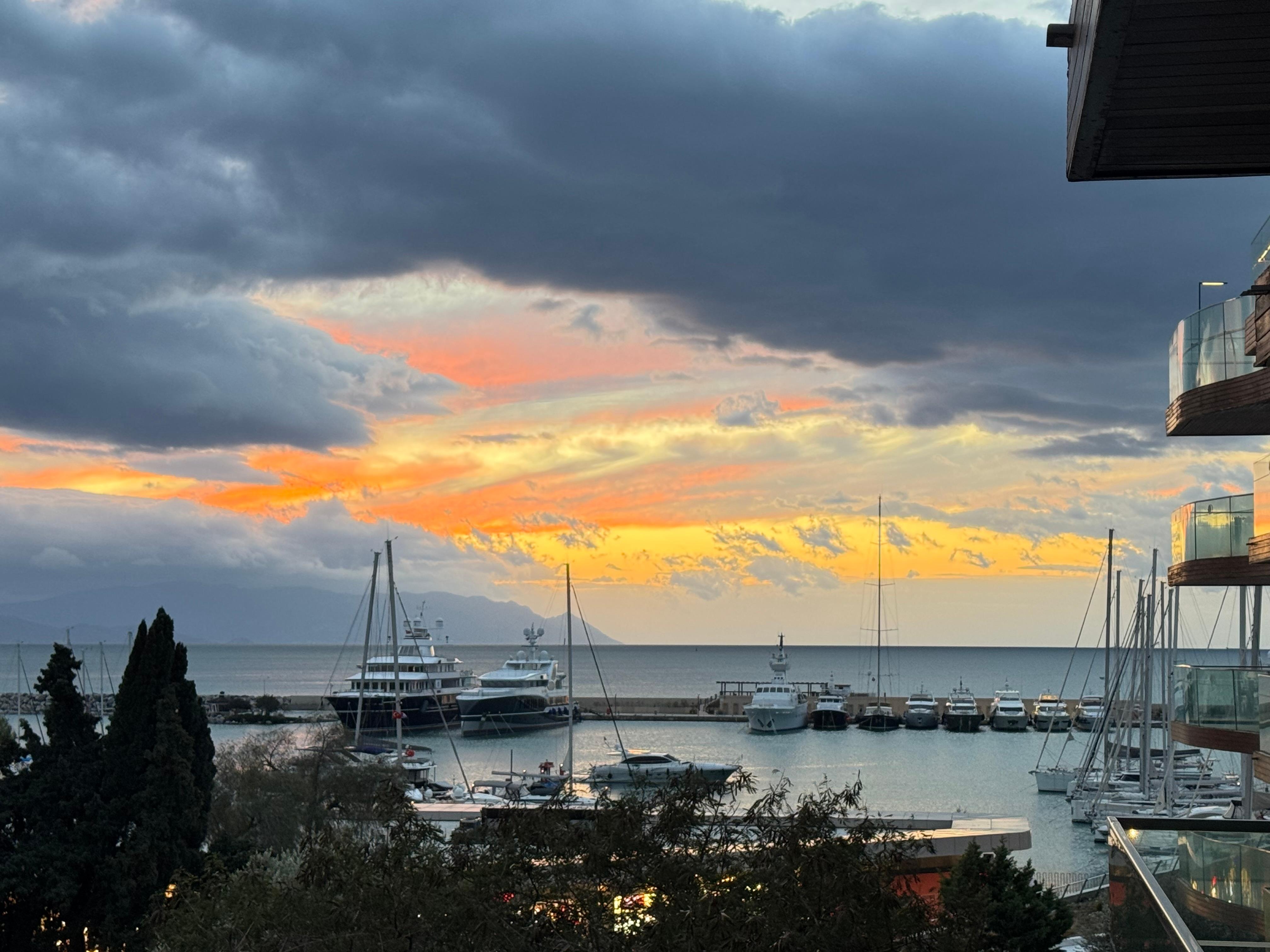 Vista desde el balcón de la habitación