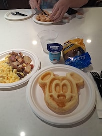 Gluten free waffles with a dedicated waffle maker!