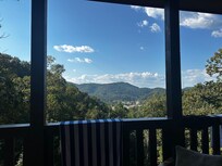 View off the back upper balcony