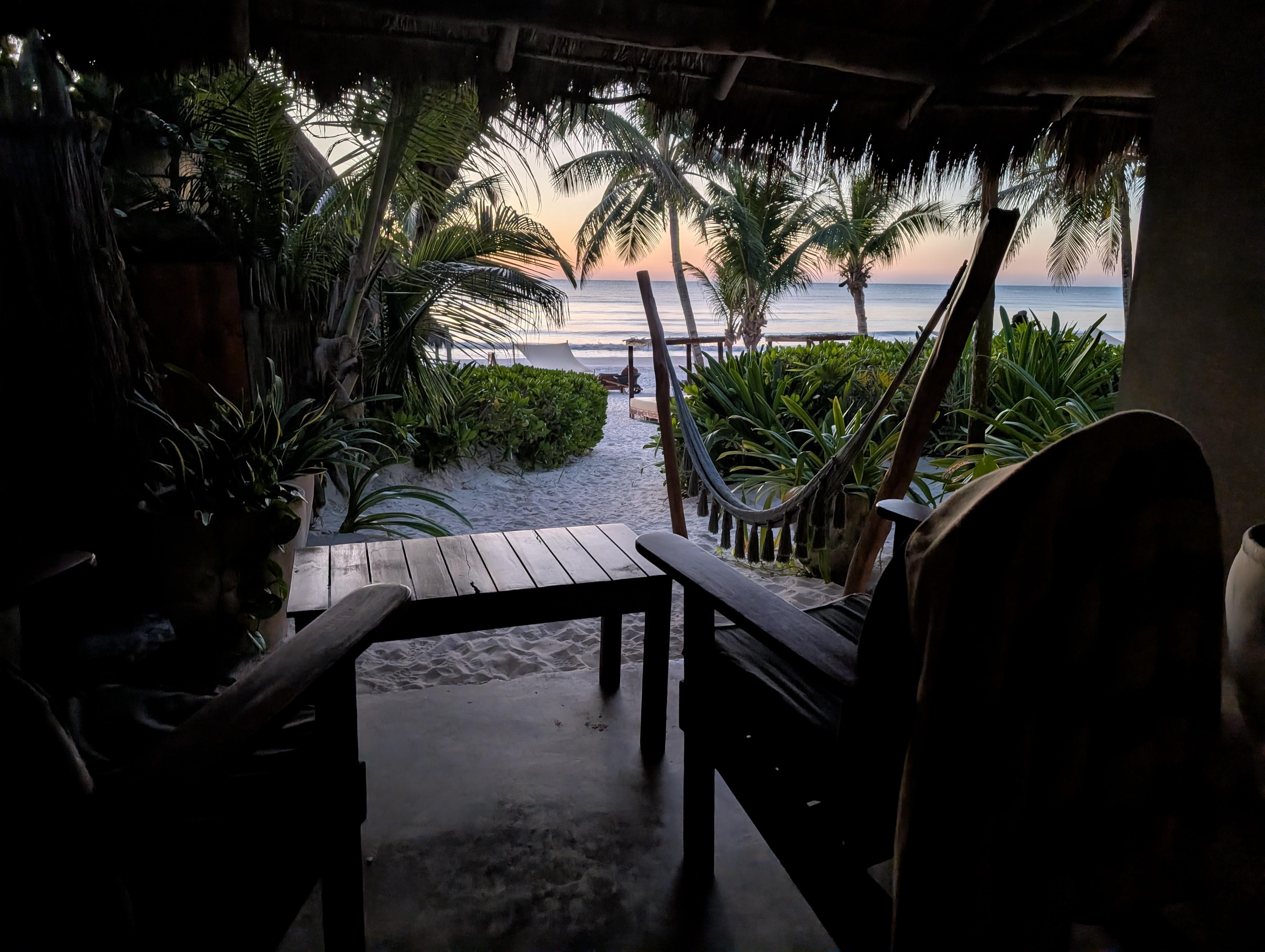 Sunset from our patio