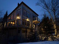 View of the house from closer to shore.