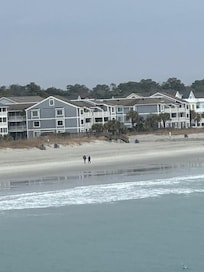 Condo view from the pier.