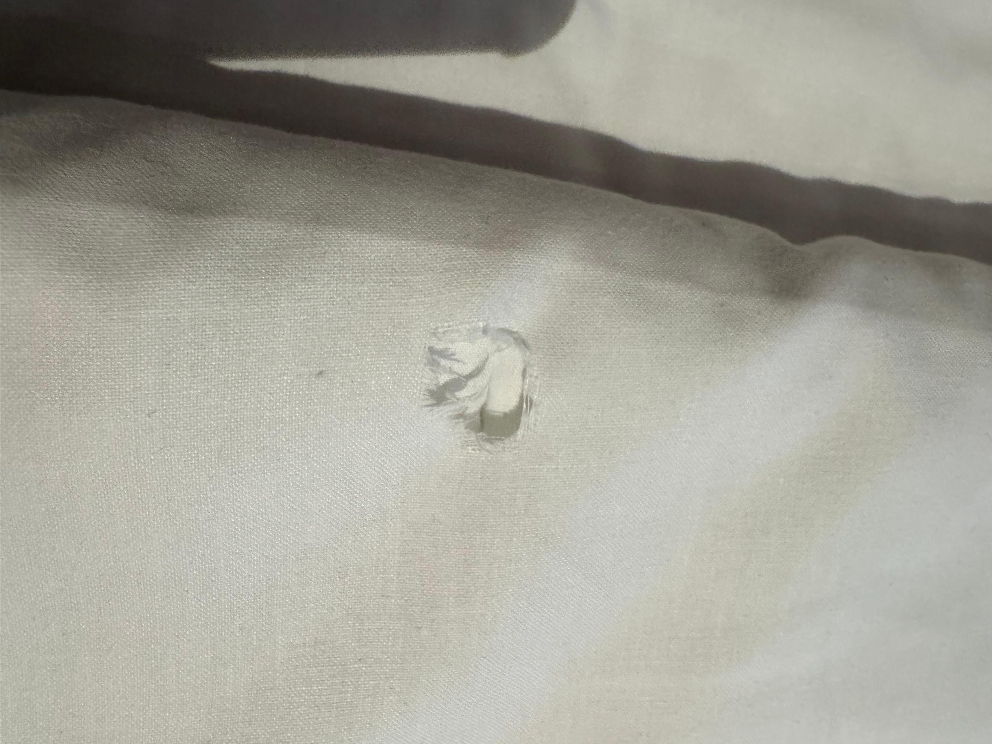hole in duvet cover