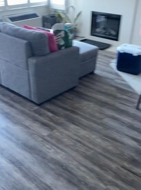 Fold out couch and big enough tv