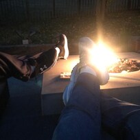 Wednesday Night S'mores by the fire