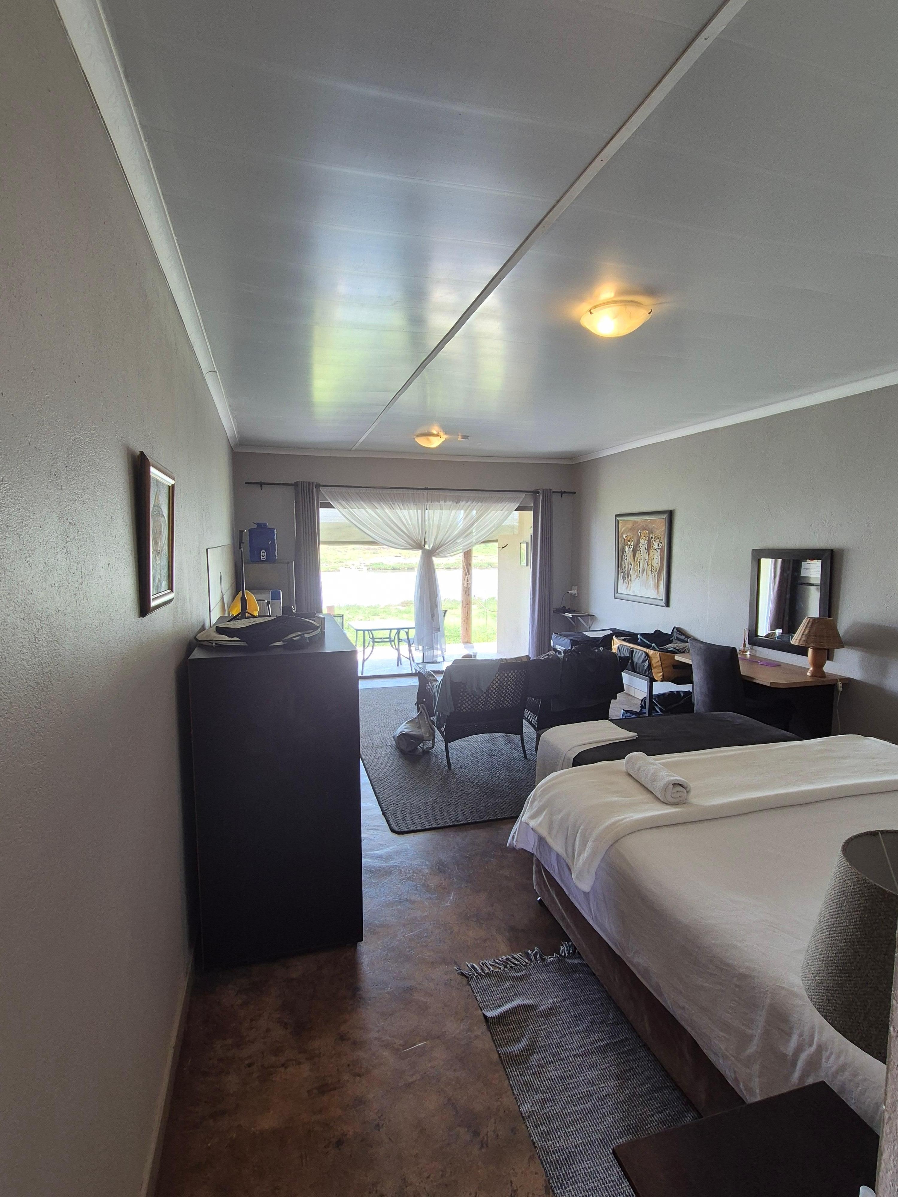 Bungalow mit Blick auf den Fluß