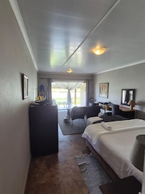 Bungalow mit Blick auf den Fluß