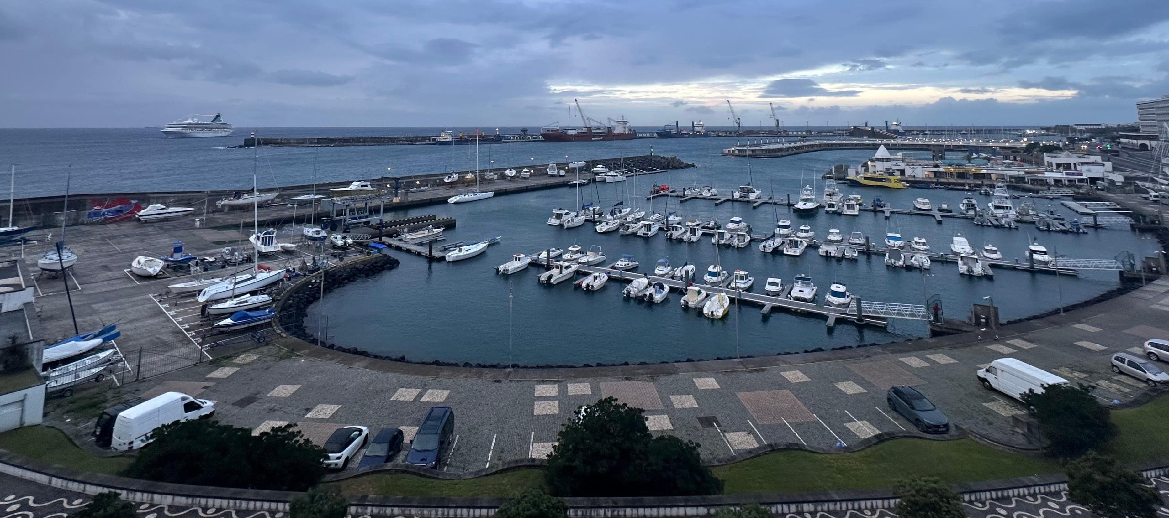 The view from our balcony!