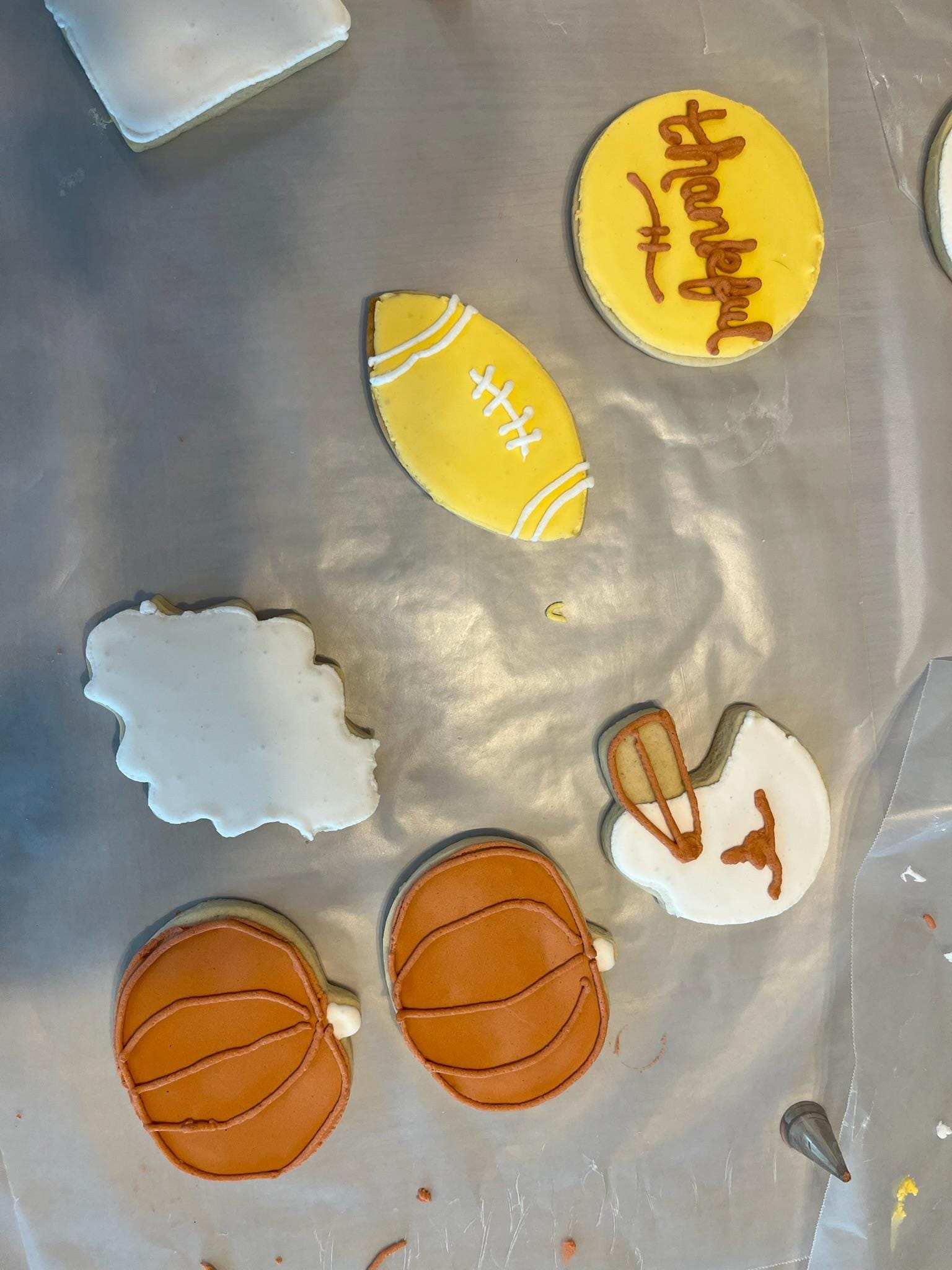 Have to include some football spirit