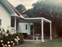 Beautiful landscape and 2 patios!