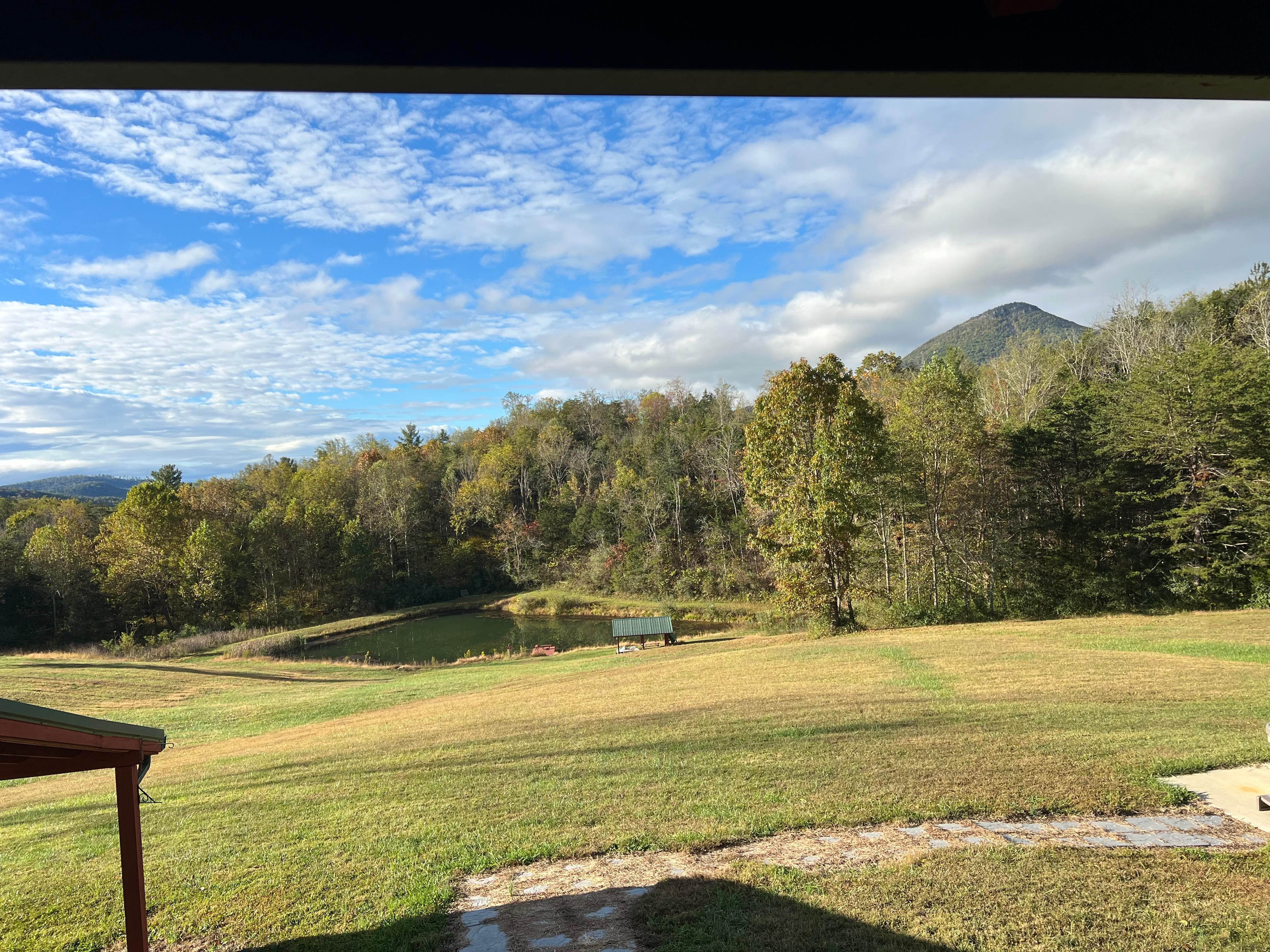 Another view from back porch