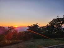 Sunset from our balcony