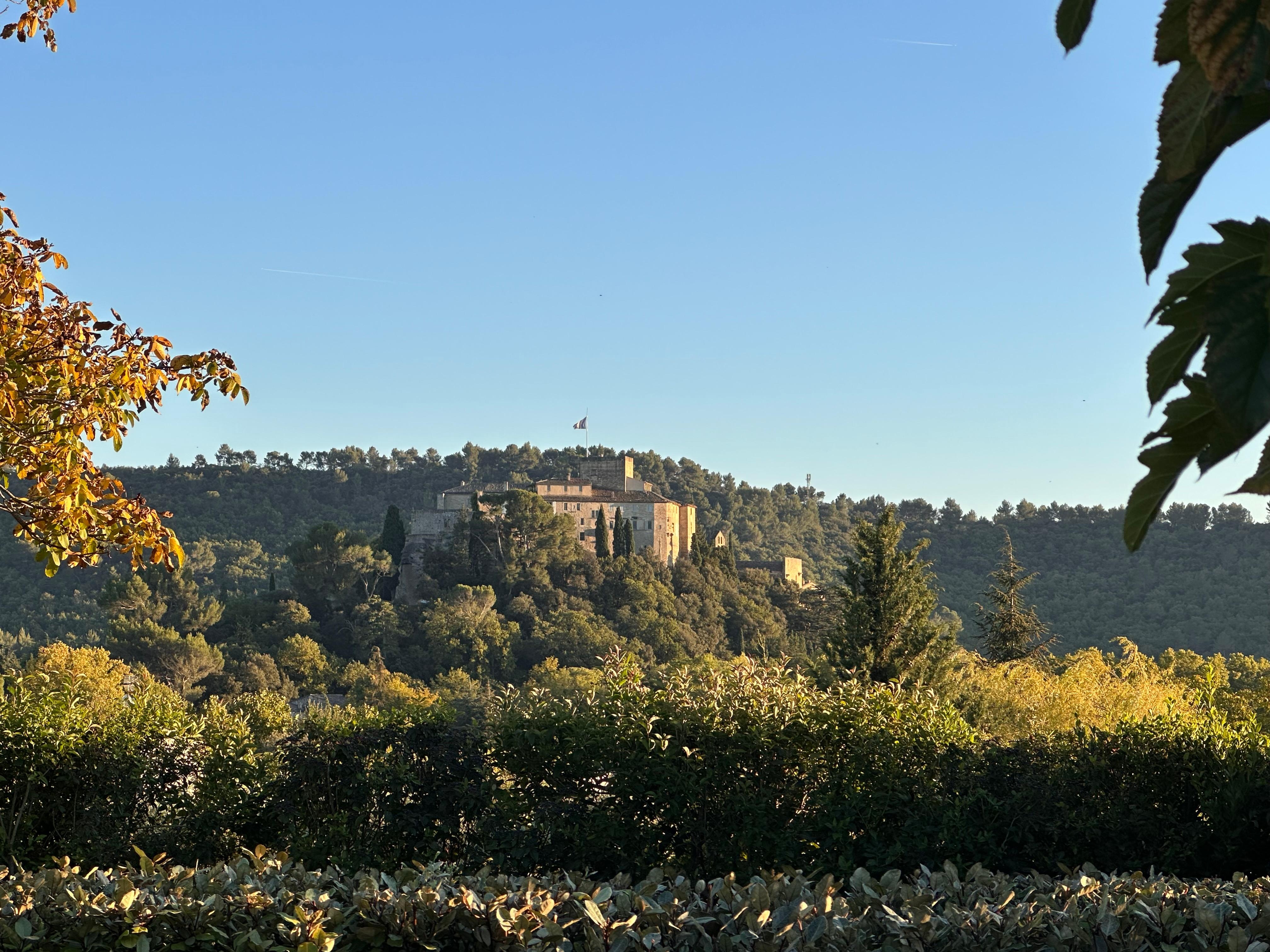 La vue depuis la terrasse.