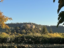 La vue depuis la terrasse.