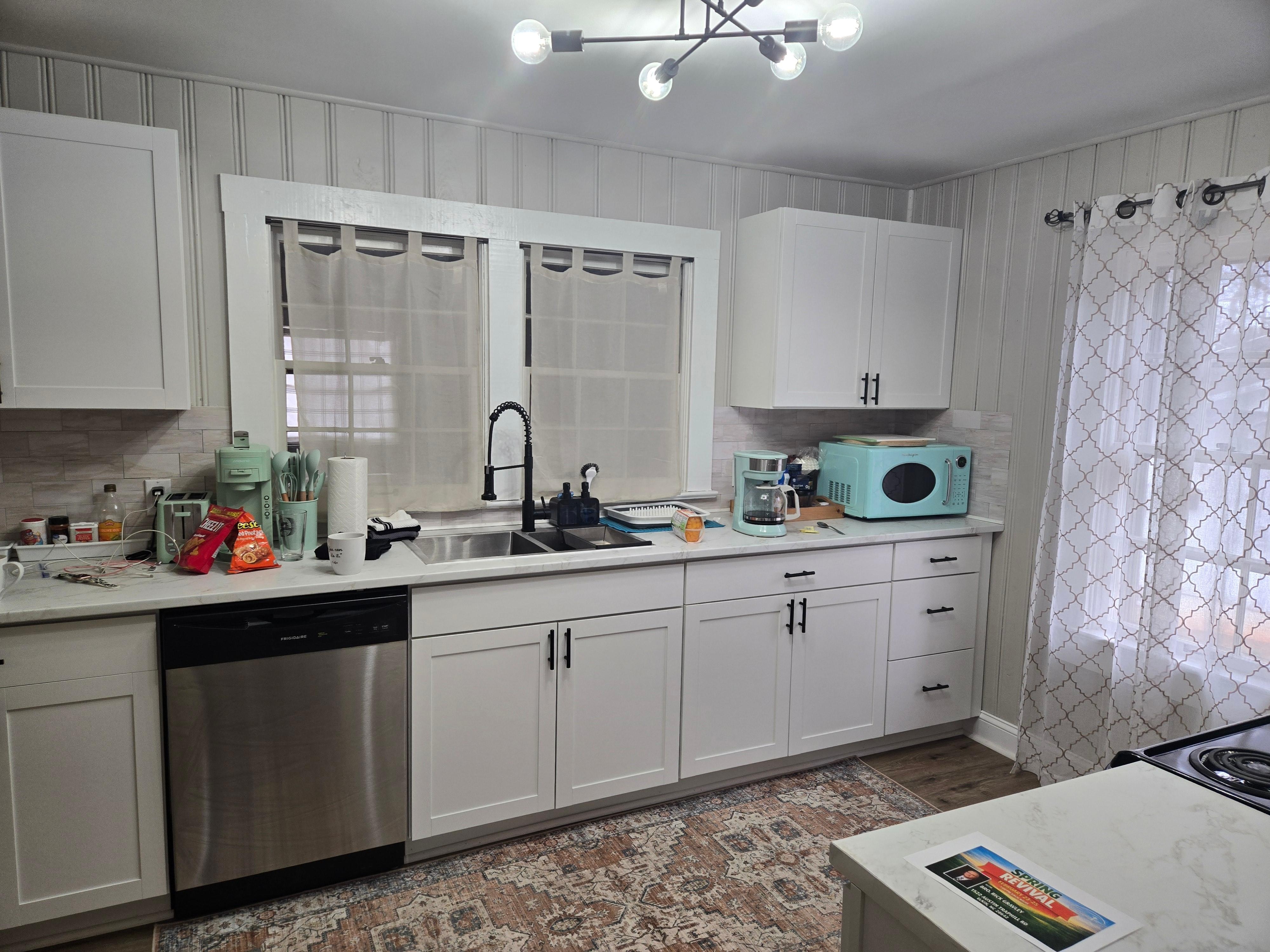 Kitchen with all the staples