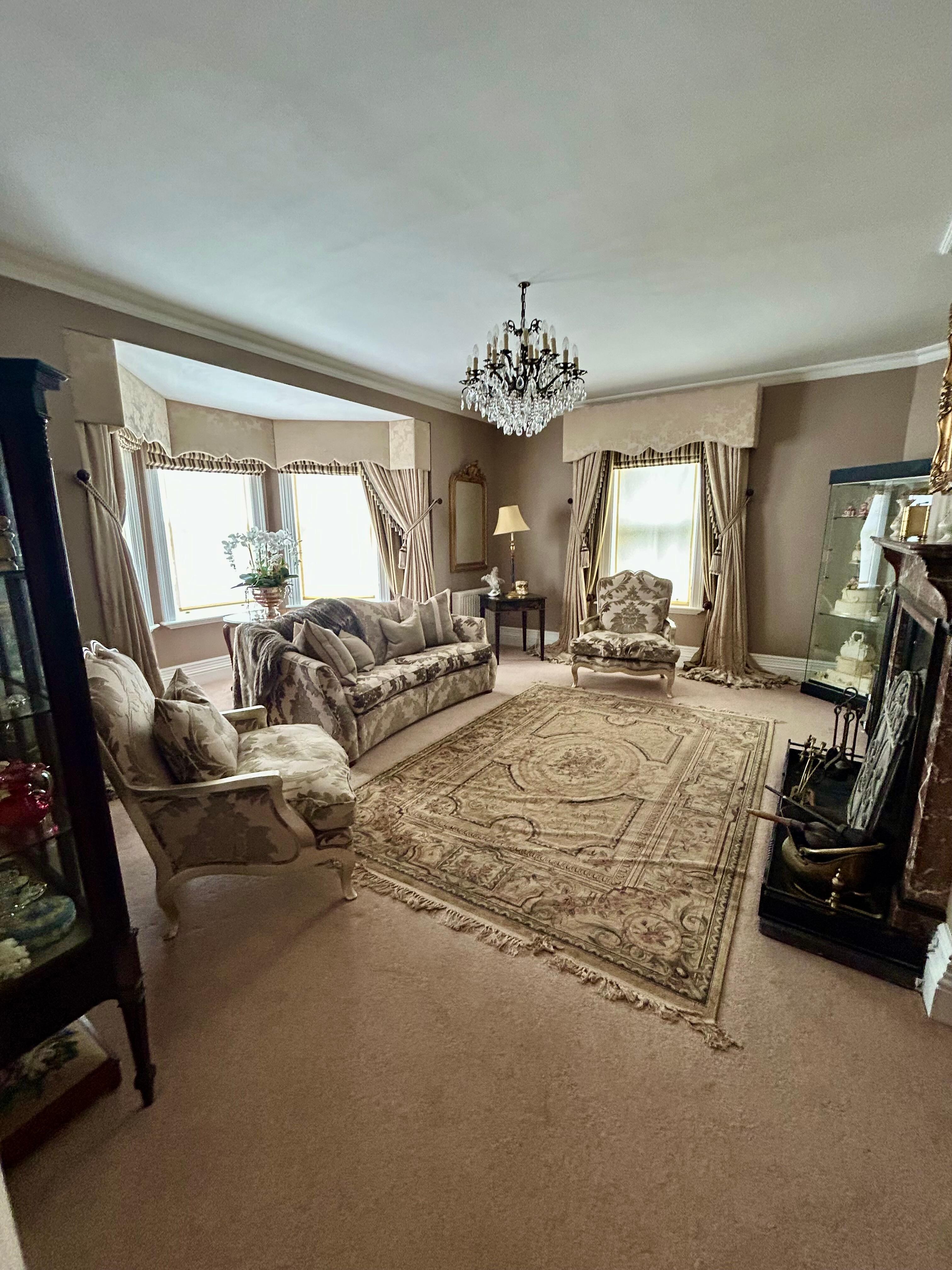One of 2 drawing rooms 