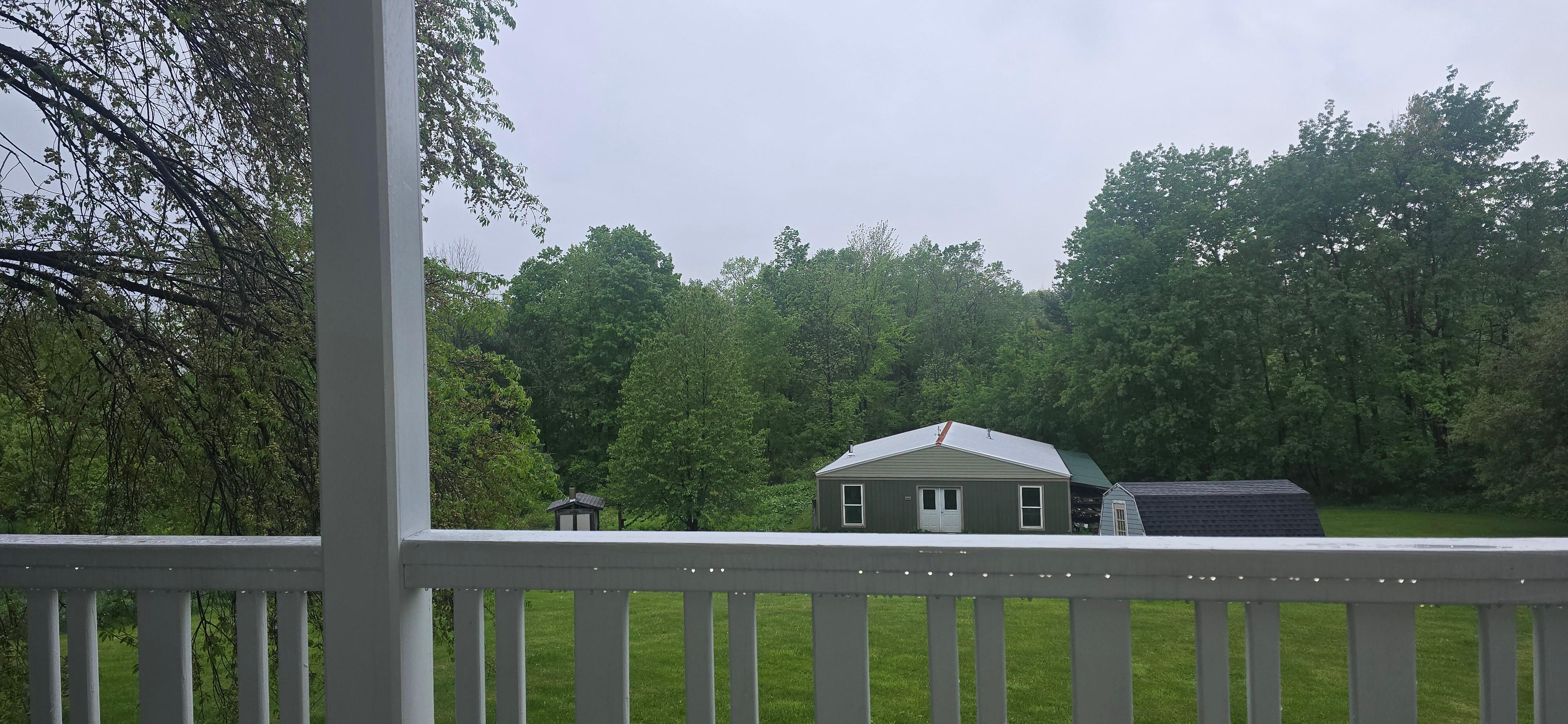 View from back porch
