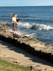 Beautiful morning walk along the river.