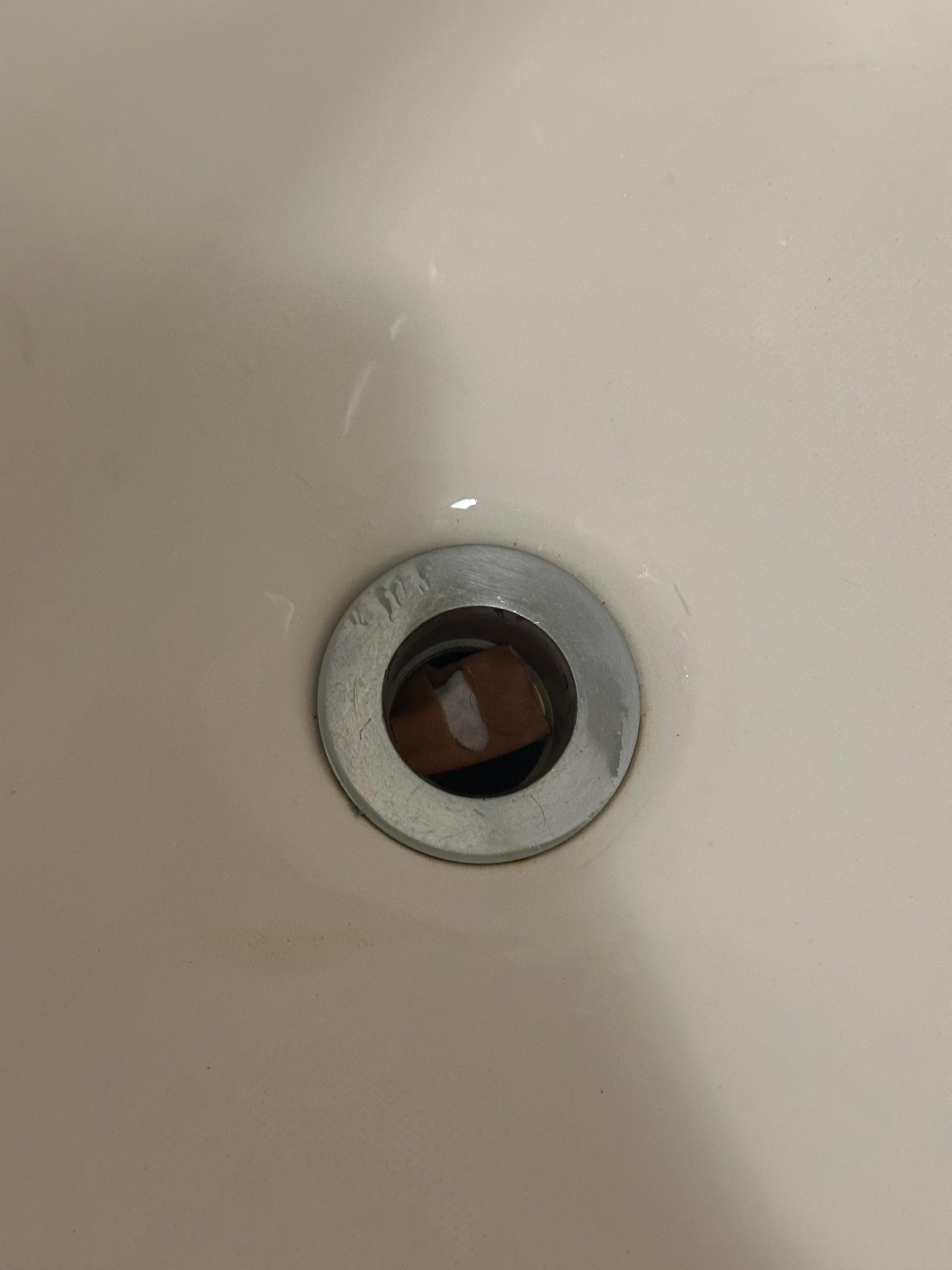 Bandaid in drain