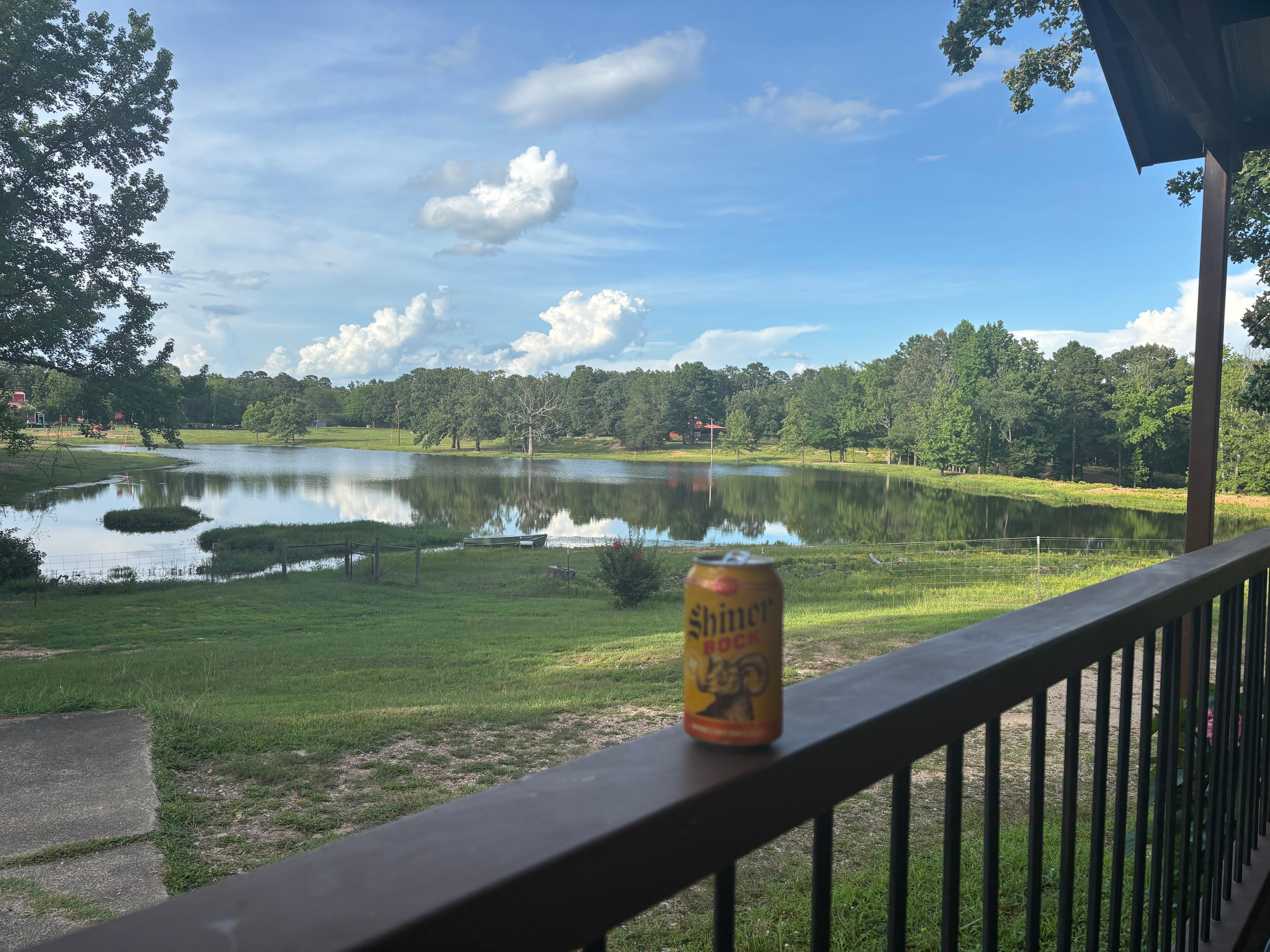 Quiet evening on property