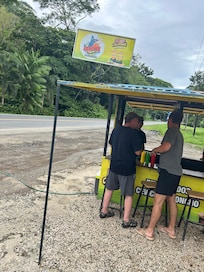 The BEST ceviche minutes from the house.