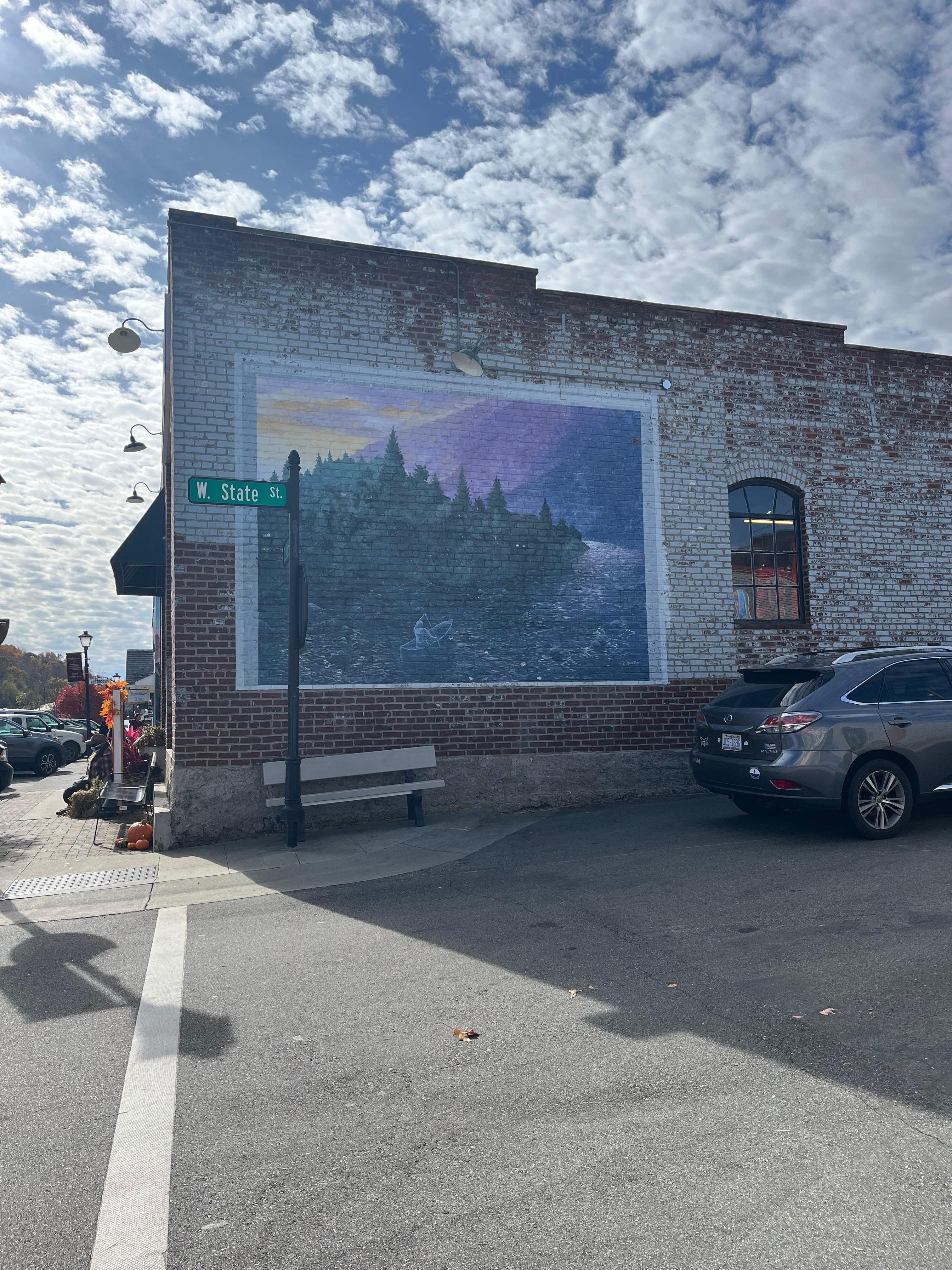 The murals are beautiful.