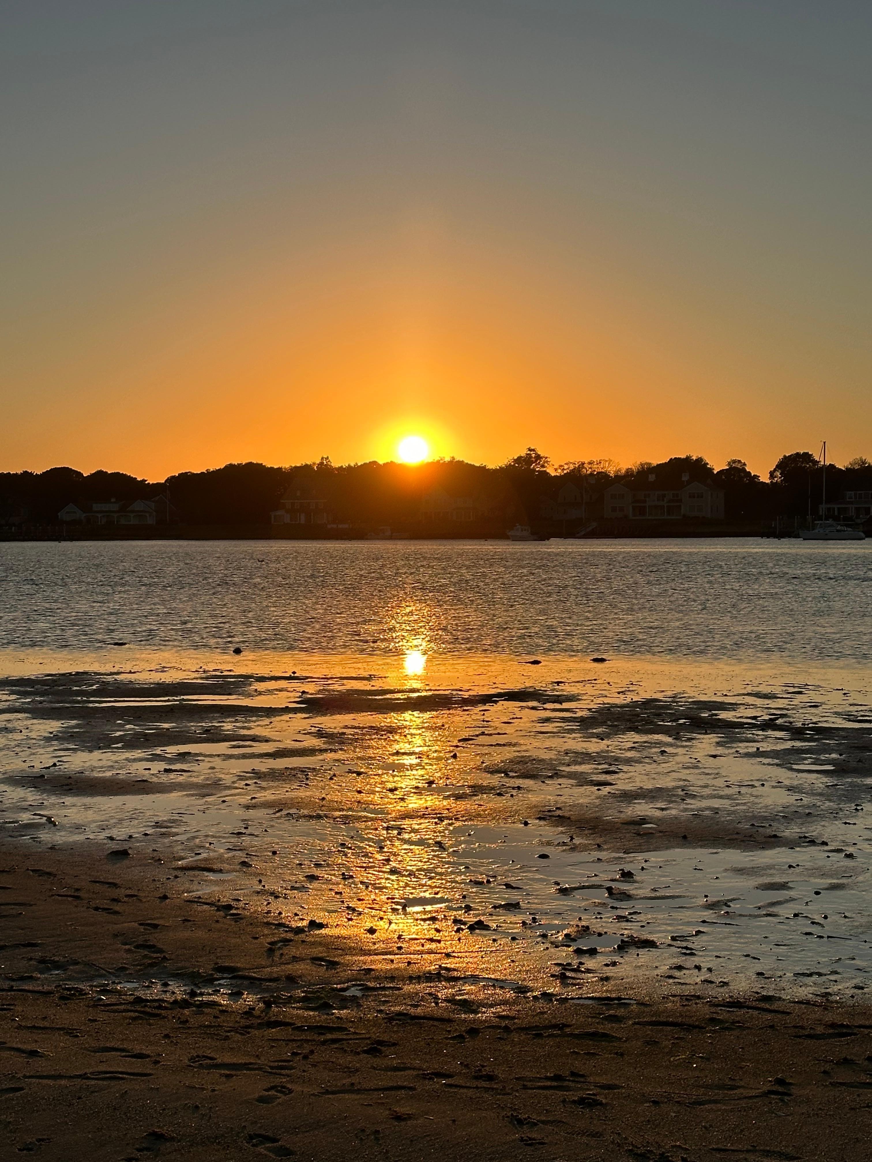 Beautiful sunsets nearby. 