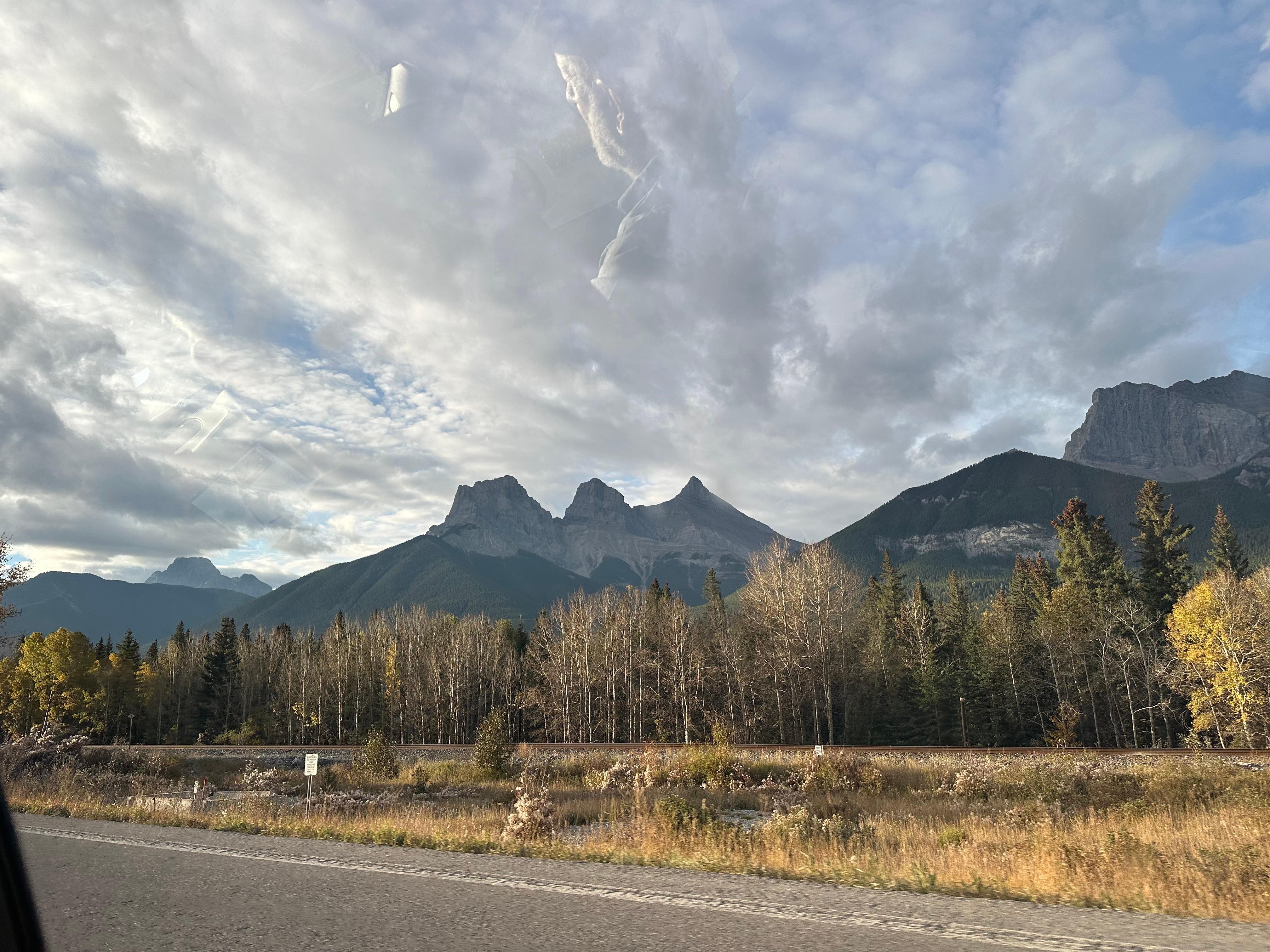 Three sisters in Canmore. 