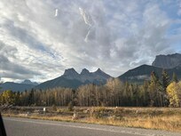 Three sisters in Canmore.