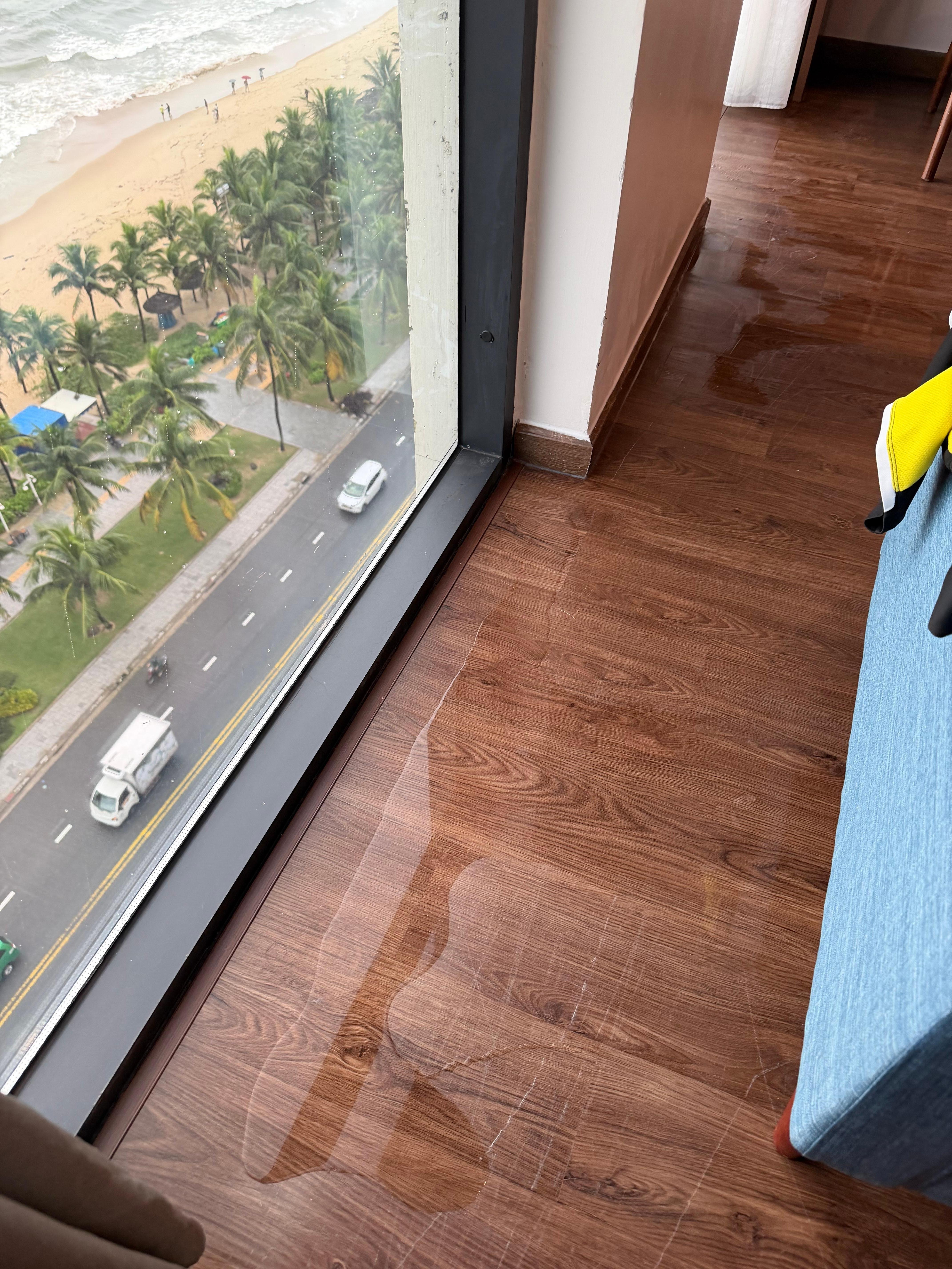 Windows leaks all over the floor 