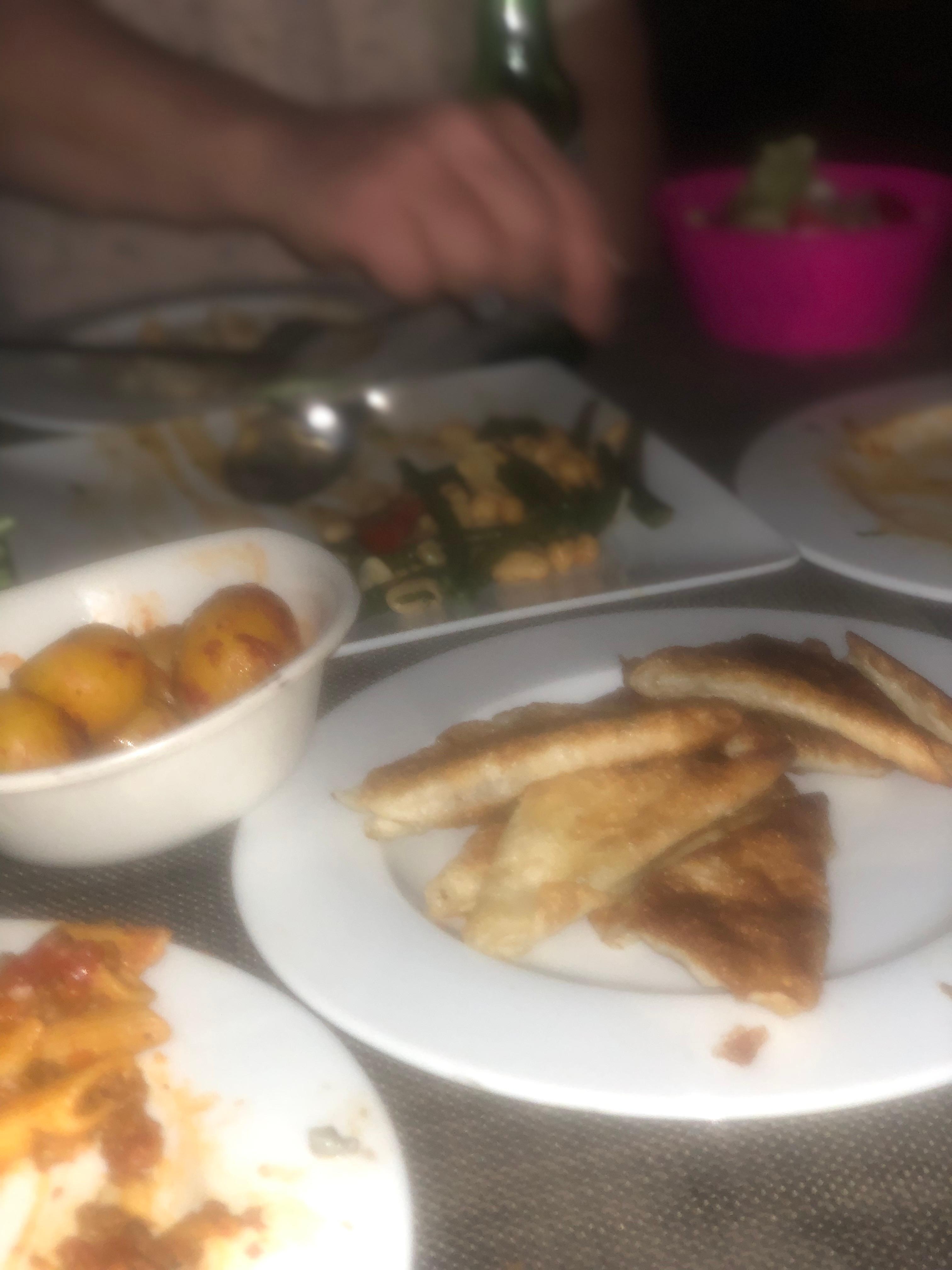 With jana making lots of food and fun