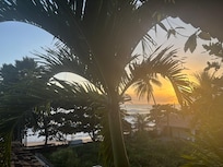 Nascer do Sol no terraco do quarto