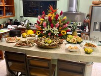 Birthday dinner prepared by Quentin