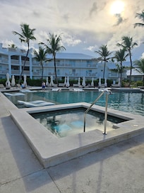Excellence Club pool overlooking ocean