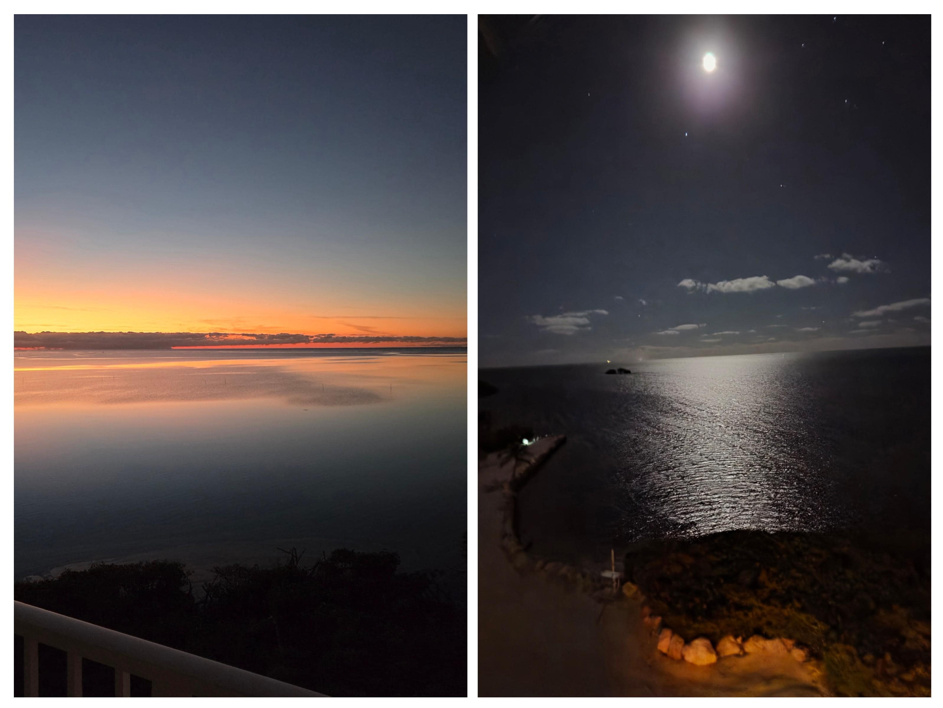 View from our balcony.