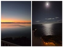 View from our balcony.