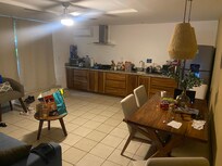 Kitchen and living area