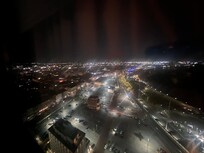 Night view of Mississippi River