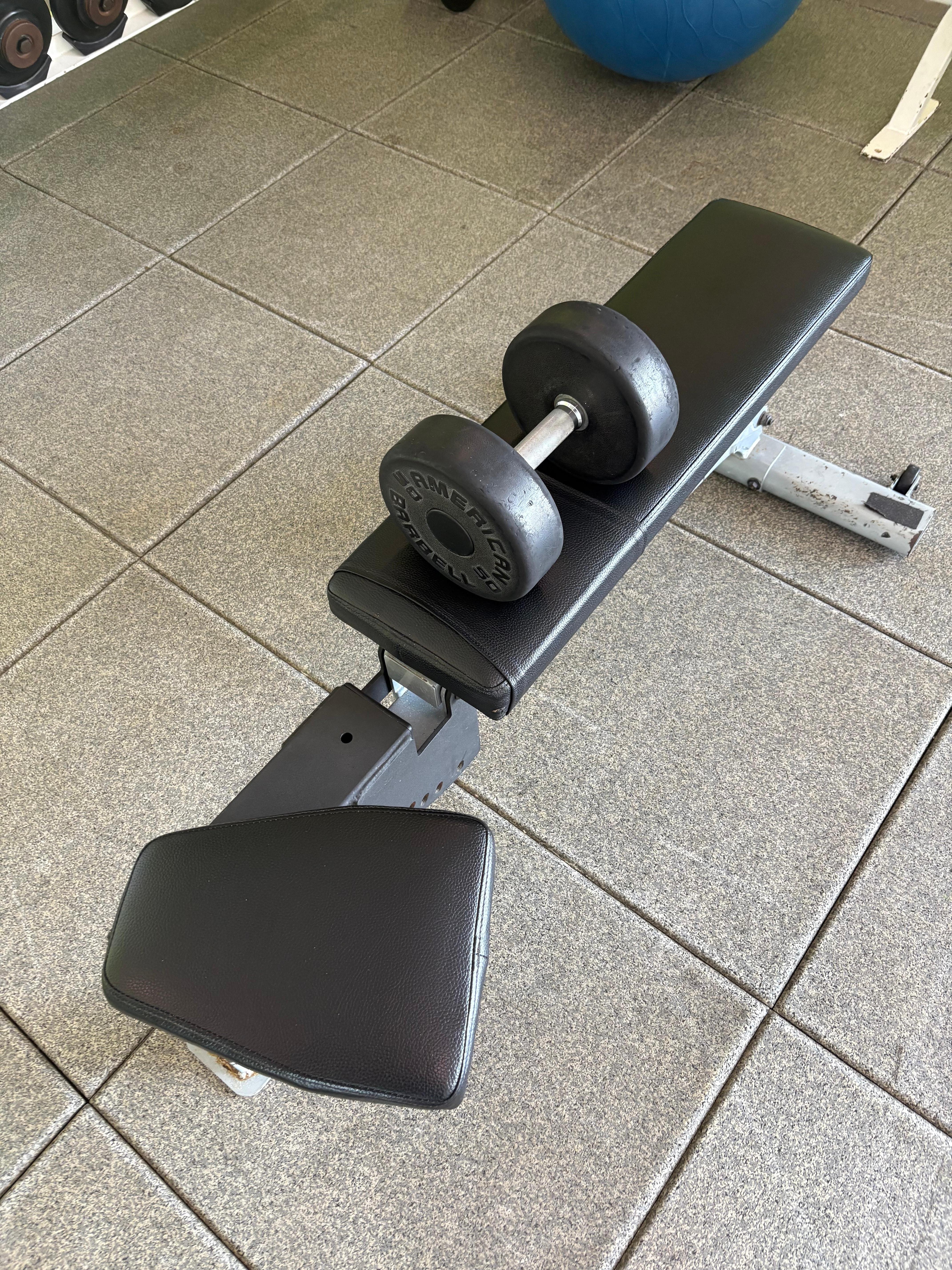 Broken workout bench