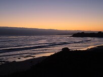 Sunset in San Simeon, CA.