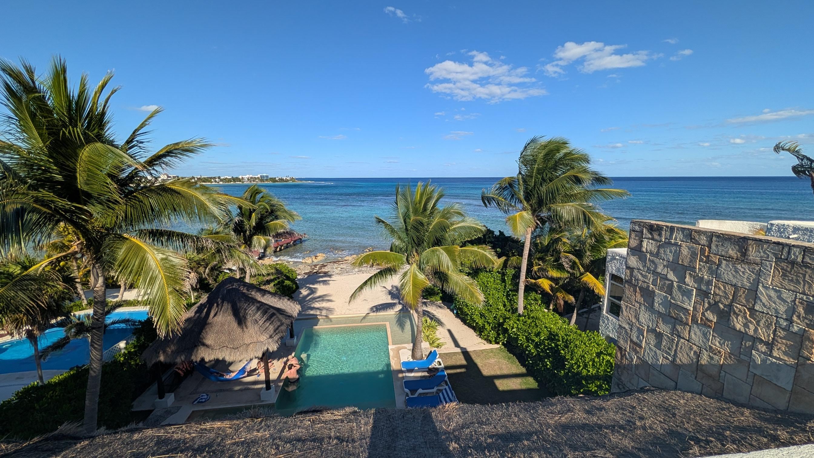 Beautiful view from the roof top area