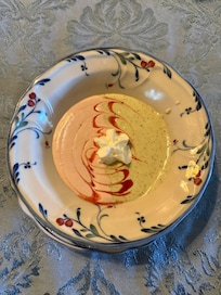 Kiwi & strawberry bisque